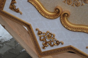 Потолочная розетка 150 x 150 см Золотой Звезды Галерея