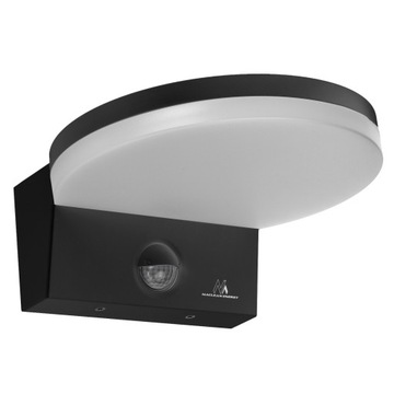 Lampa LED zewnętrzna ścienna 15W z czujnikiem ruchu zmierzchu IP65 MCE344 B
