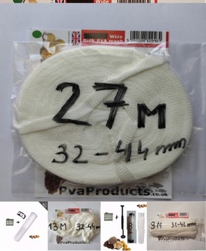 ПЛОТНАЯ СЕТКА ПВА ДЛЯ ТУННЕЛЕЙ 35–44 мм x 9 м / медленно растворимая