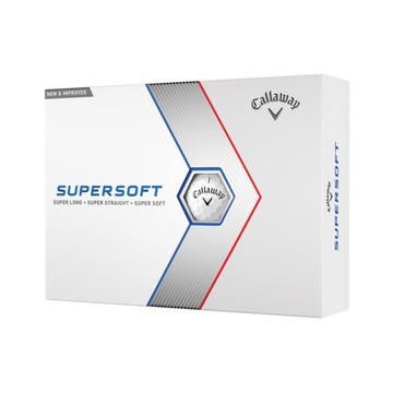 Białe piłki golfowe CALLAWAY SUPERSOFT 12 szt