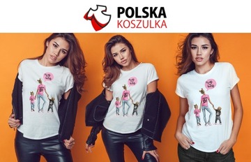 T-SHIRT KOSZULKA NA DZIEŃ MAMY BLUZKA DAMSKA S PREZENT JAKOŚĆ