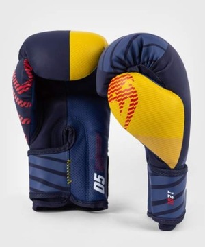 Venum SPORT 05 rękawice bokserskie 14 OZ niebiesko żółte
