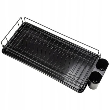 DISHES DRYER черная сушилка для металлической и пластиковой посуды 50x24x9 см
