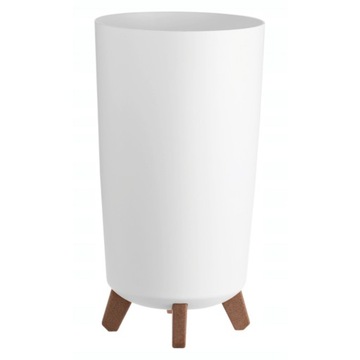 ЦВЕТОЧНЫЙ ГОРШОК ВЫСОКИЙ ЦВЕТОЧНЫЙ КОРЗИН НА НОЖКАХ ПОДСТАВКА ДЛЯ ЦВЕТОВ БЕЛАЯ ПАЛЬМА