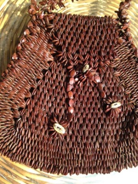 УНИКАЛЬНАЯ и неповторимая СУМКА ИЗ СЕМЕН, чудо, РЕДКОСТЬ!