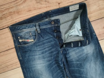 DIESEL Larkee-Relaxed Spodnie Jeans Męskie r. 36/32