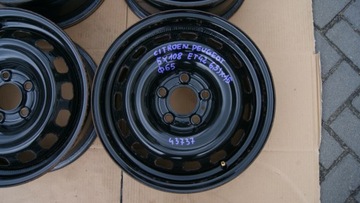 4× DISK OCELOVÝ CITROEN OE 6.5" X 15" 5X108