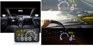 ДИСПЛЕЙ HUD ПРОЕКТОР OBD2 HUD FILM HEAD UP HUD ДЛЯ СТЕКЛА LED LCD HUD