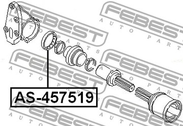 Опорный подшипник вала FEBEST AS-457519