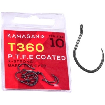 Haczyki Kamasan T360 Barbless Do Method Feeder 10