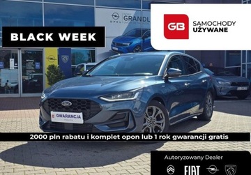Ford Focus IV Hatchback Facelifting 1.0 EcoBoost 125KM 2024 Ford Focus 1.0 Ecoboost Hybrid 125KM ST-Line X Salon PL VAT 23 Gwarancja