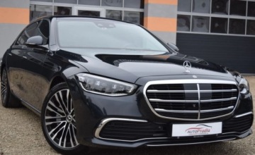 Mercedes Klasa S W223/V223 Sedan 2.9 400d 330KM 2021 Mercedes-Benz Klasa S 400 d 4 MATIC Long 9G-Tronic Head-up Dociagi Hej Mer, zdjęcie 1