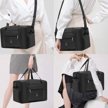 СКЛАДНАЯ ДОРОЖНАЯ СУМКА ЧЕМОДАН СУМКА ДЛЯ РУЧНОЙ КЛАДИ 40X20X25