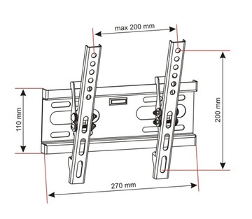 КРЕПЛЕНИЕ ДЛЯ ТЕЛЕВИЗОРА ЖК-ТЕЛЕВИЗОР 14–42 ДЮЙМА, LED VESA