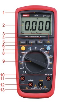 Мультиметр AC/DC NCV UT139B CURRENT VOLTAGE
