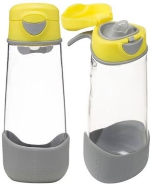 СПОРТИВНАЯ БУТЫЛКА 600 МЛ ТРИТАН ЛИМОННЫЙ ШЕРБЕТ С НОСИКОМ.