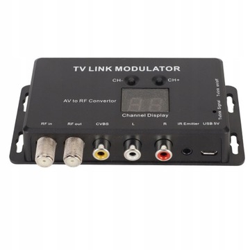РЧ МОДУЛЯТОР AVRF AVTV КОНВЕРТЕР VHF UHF 230V EU