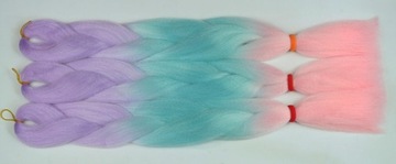 СИНТЕТИЧЕСКИЕ волосы для наращивания ЦВЕТНЫХ кос.