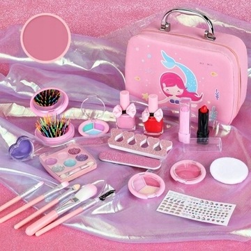 КОСМЕТИКА ДЛЯ РАСКРАСКИ НОГТЕЙ МАКИЯЖ ДЛЯ ДЕТЕЙ РУСАЛКА КОРОБОЧНЫЙ НАБОР