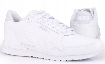 Buty Sportowe Męskie Wygodne Białe Skórzane Skóra PUMA ST RUNNER R. 43