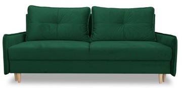 Kanapa sofa z funkcją spania rozkładana NAPOLI w stylu skandynawskim