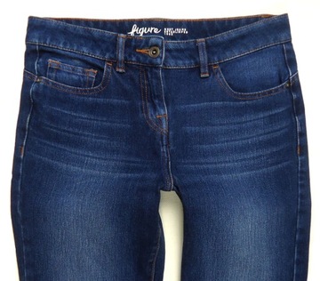 NEXT spodnie damskie jeansy zwężane rurki SLIM modelujące 36