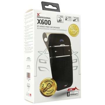 Zestaw głośnomówiący do samochodu auta Bluetooth Xblitz X600 Pro