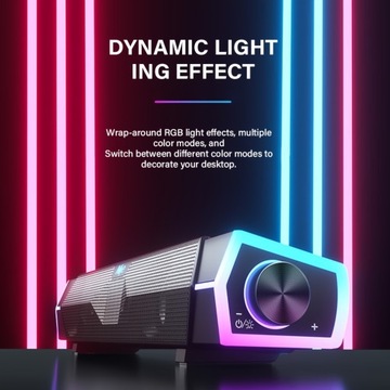 Трехмерные динамики объемного звучания, проводные двойные динамики, компьютерное spea