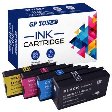 4 Tusze do HP 953XL OfficeJet 7700 Series 7740 8210 8710 8720 Series