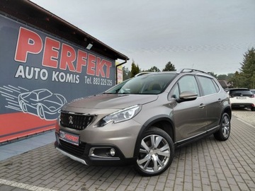 Peugeot 2008 I SUV Facelifting 1.2 PureTech 110KM 2016 Peugeot 2008 Lift Navi Klimatronik Sensor PDC Alu Serwis 1.2 Benzyna 110KM