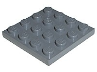 LEGO 3031 PŁYTKA 4x4 CIEMNOSZARA 2 SZT.