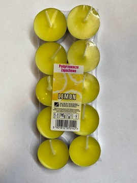 T-LIGHT lemon ' 10 szt.