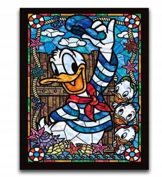 OBRAZEK Z KORALIKÓW KACZOR DONALD 30 X 40