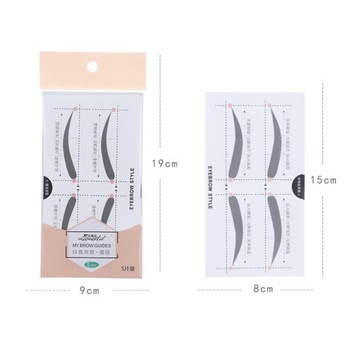 Трафарет для бровей своими руками. Легкие трафареты для макияжа.