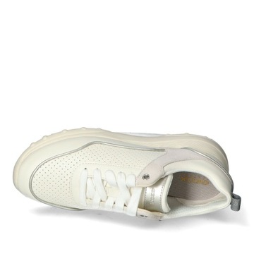 Sneakersy Damskie Sportowe Sznurowane GEOX D35LPB/05422/C1R1Z Białe 39