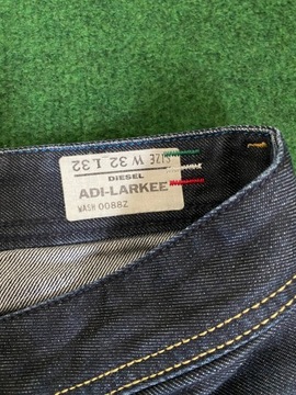 DIESEL X ADIDAS SPODNIE JEANS MESKIE 32 L