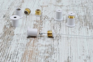 2m biała linka stalowa do lampy loftowej lampa belka lampa loft retro DIY