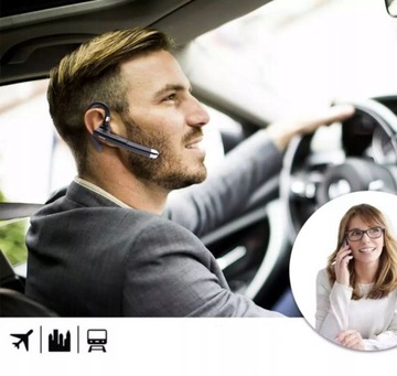 Беспроводная гарнитура для звонков по BLUETOOTH, микрофон для ушей водителя