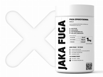 JAKA FUGA | epoksydowa FUGA BIAŁA 1kg Premium