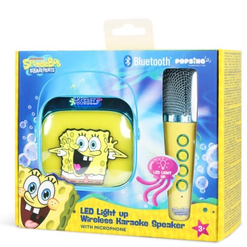 Колонка мобільна OTL Spongebob Popsing Жовто-бірюзовий