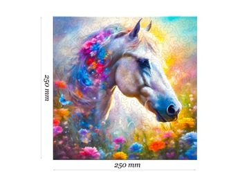 Деревянный пазл 25 х 25 см Лошадь 150 деталей Деревянный пазл