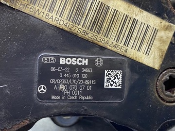 MERCEDES-BENZ A W169 2000CM3 2010 PUMPY VSTŘIKOVAČE HATCHBACK 0445010120