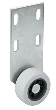 КОЛОС МЕБЕЛЬНЫЙ РОЛИК 100/40 РЕЗИНОВОЕ КОЛЕСО ПЛОСКОЕ