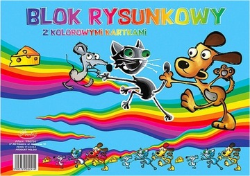 Blok rysunkowy A3 KOLOR PROTOS 8551
