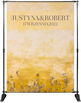ФОН свадебное ФОТОстена С ИМЕНАМИ и датой
