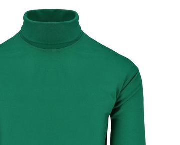 Golf męski 100% bawełna PRODUKT POLSKI zielony rozmiar XL