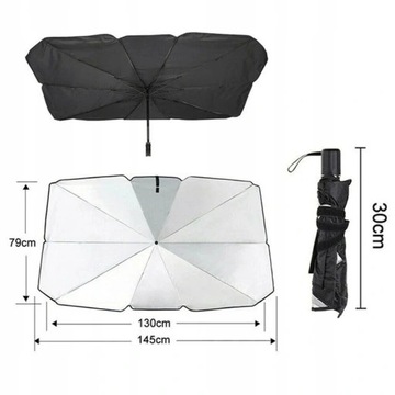 UV Parasol Osłona Do Samochodu Przeciwsłoneczna L