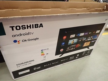 TOSHIBA 55LA2063DG UHD AndroidTV - uszkodzenie