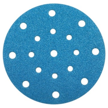 АБРАЗИВНЫЙ ДИСК DEERFOS с отверстиями на липучке 17H 150 мм P80