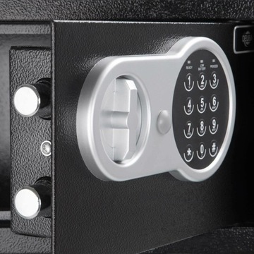 СЕЙФ, КАССЕТА ДЛЯ ДЕНЕГ, ЦИФРОВОЙ ЗАМОК, ЧЕРНЫЙ